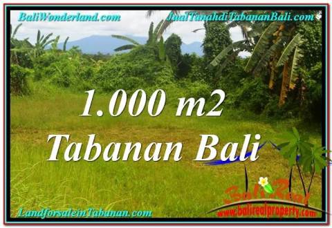 TANAH MURAH DIJUAL di TABANAN 1,000 m2 di Tabanan Selemadeg