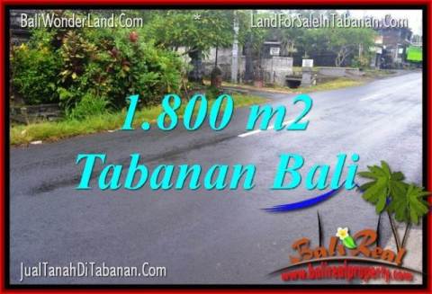 TANAH MURAH DIJUAL di TABANAN 1,800 m2 di Tabanan Kota